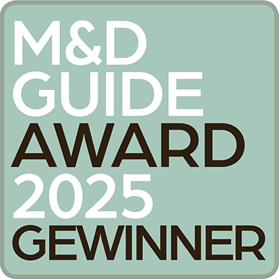 Abzeichen - M&D Guide Award 2025 Gewinner